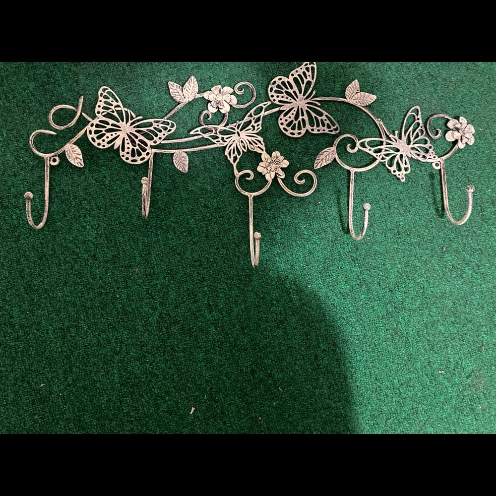 Vintage style Butterfly wall hook